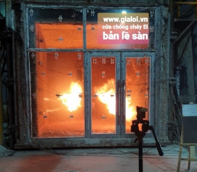 Vách kính chống cháy EI45